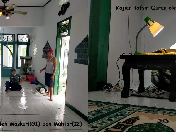 CAT ULANG MUSHOLLA DAN MEMULAI KEMBALI KAJIAN TAFSIR QURAN CAT ULANG MUSHOLLA DAN MEMULAI KEMBALI KAJIAN TAFSIR QURAN